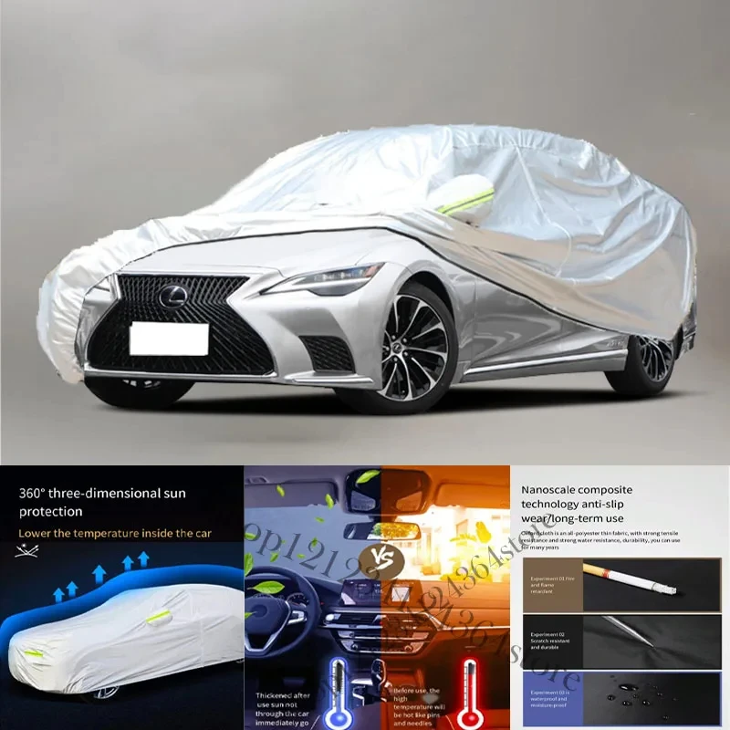 For Lexus-LS-210T Auto Anti snow Anti dust Anti-uv Anti peeling paint And Anti Rainwater 210t car cover Car cover protection