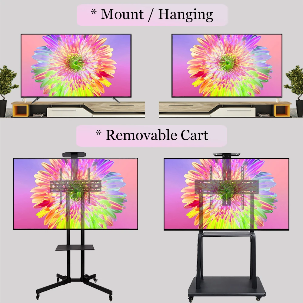 تلفزيون 4K Ultra HD LED مقاس 85 بوصة تلفزيون أندرويد ذكي من الزجاج المقسى