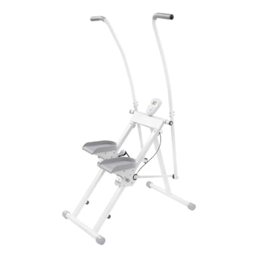 Stepper per scale Scalatore per esercizi verticale per allenamento completo del corpo Angolo a tre posizioni Pedali regolabili Stepper per scale con display fo