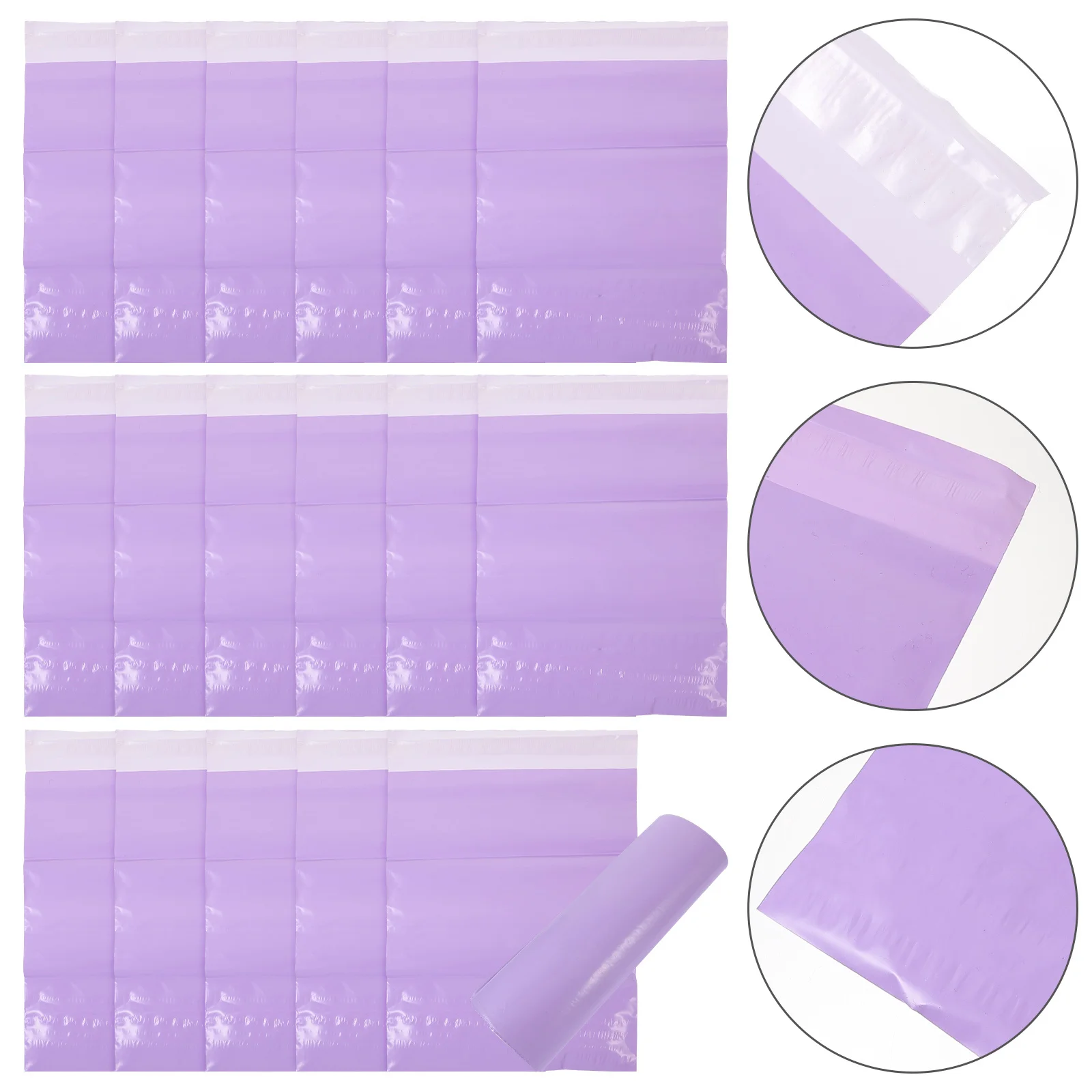 

100Pcs Purple Mailing Bags Thicken Packing Waterresistant Dirtresistant Shipping Envelopes Courier Bags Mailing Bag
