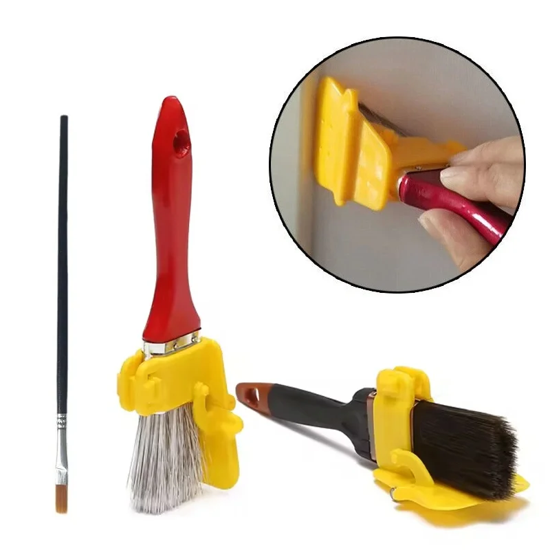 2Pcs/Set Portable Painting Wall Brush Color Separation Paint Brushes Edge Trimming Inner Wall Concealed Corner Brush Hand Tools