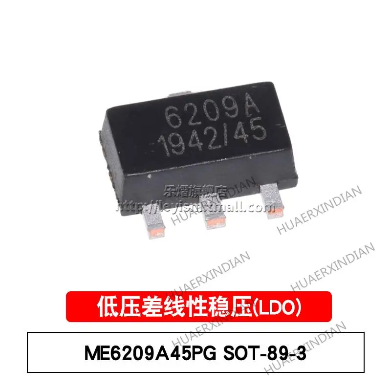 

10PCS New and Original ME6209A45PG SOT-89 6209A 4.5V