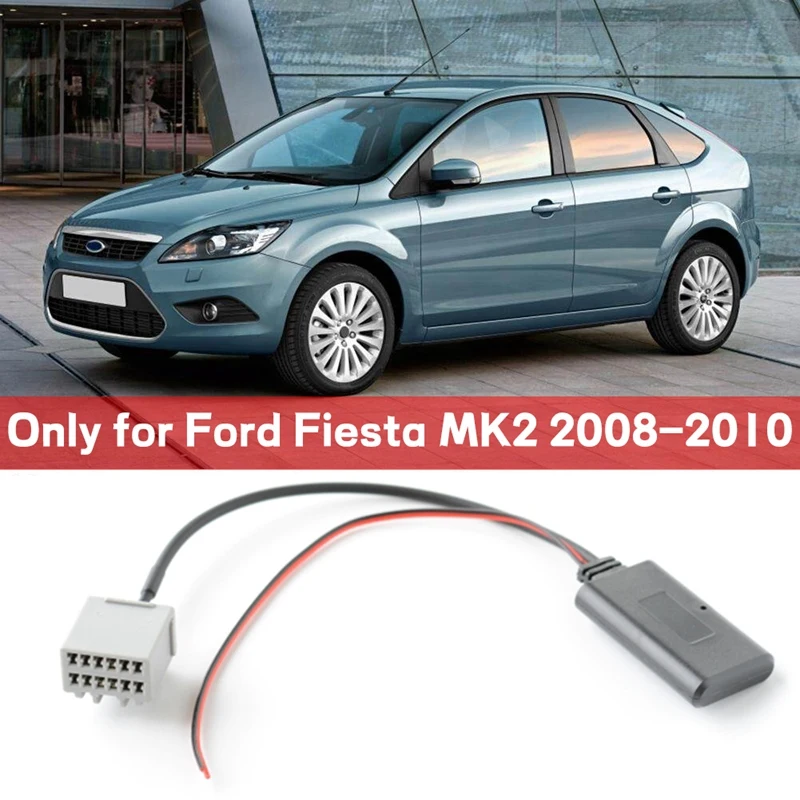 

Автомобильный Bluetooth 5,0 AUX Кабель-адаптер для Ford Fiesta MK2 2008-2010