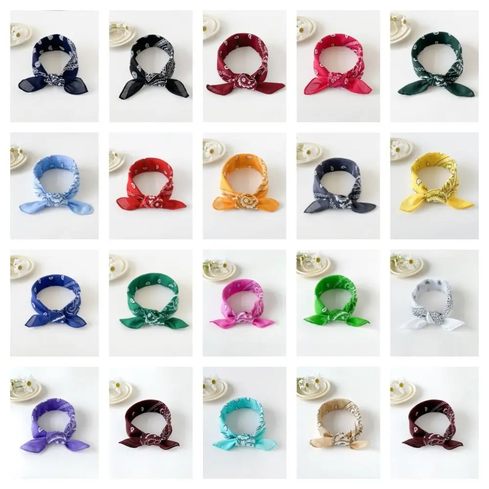 عقال صغير مربع وشاح وشاح رباط شعر مثلث وشاح الكاجو الجوز طباعة الأوشحة القطن والكتان الملابس والاكسسوارات #6