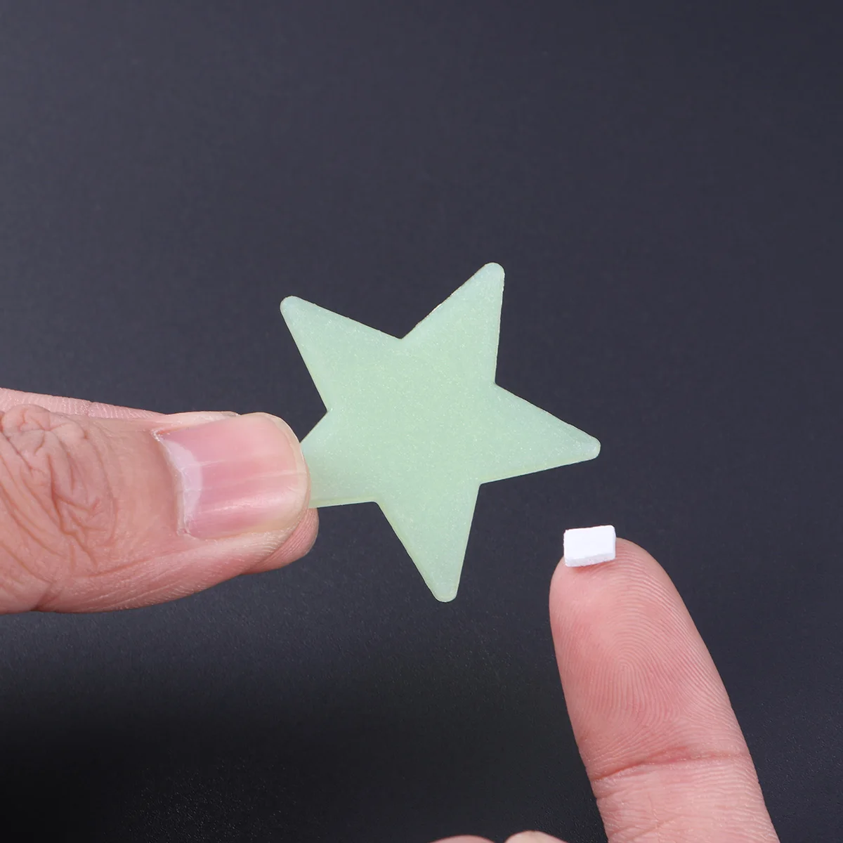 

100 Pcs Luminous Stars Wall Sticker Decoration Fluorescent Stickers Decorate The Decorations for Bedroom Earth Tones