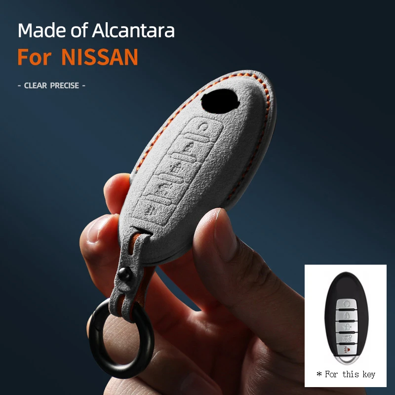 5 Button Car Key Case Cover Shell For Nissan Patrol Y62 Altima Maxima Infiniti FX G37 Q60 QX50 QX70 Remote Keychain Accessories