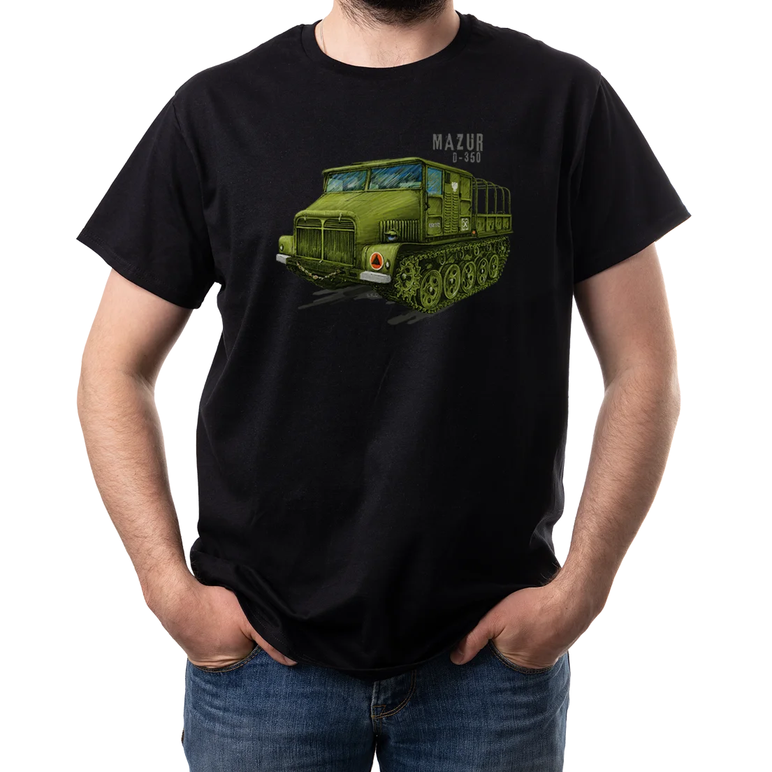 

Polish Mazur D-350 Tracked Armored Vehicle Artillery Tractor T Shirt New 100% Cotton Short Sleeve O-Neck T-shirt Casual Mens Top
