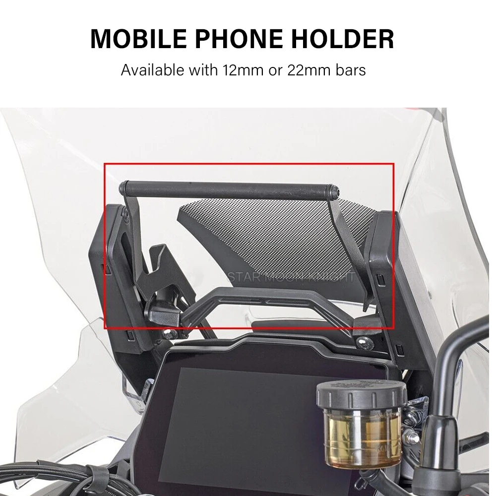 Motorcycle GPS Navigation Bracket 1200GT For Tiger 1200 Tiger1200 Explorer tiger1200 2022 USB Support Mobile Phone Holder