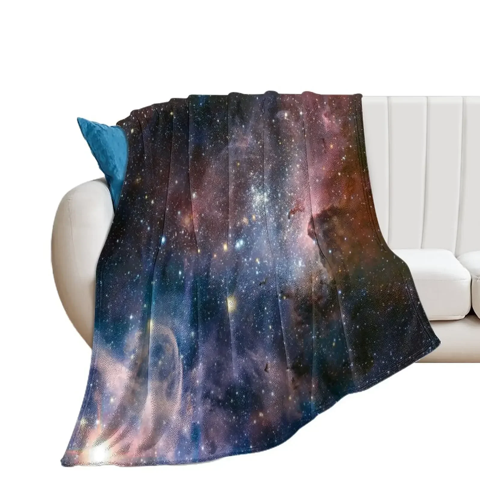 

Carina Nebula (NGC 3372) - Panoramic view of the emission nebula in the constellation of Carina Throw Blanket Designers Blankets