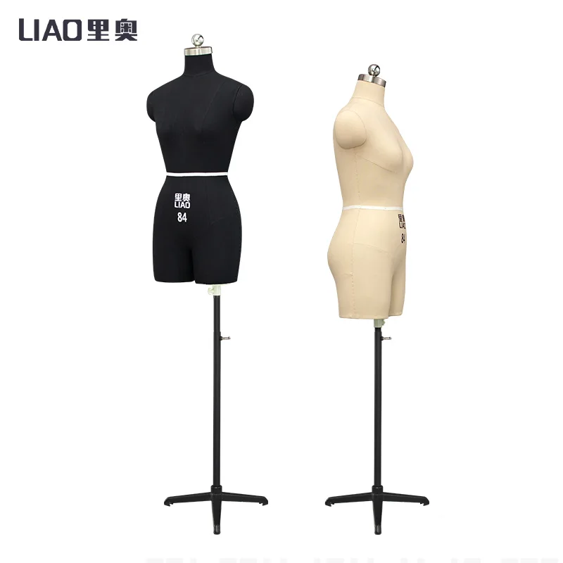 Soft Tailoring Female Mannequins Quality Sewing  Half Body Female Torso Foam Mannequin Professional Pin Type Foam Women Dummy