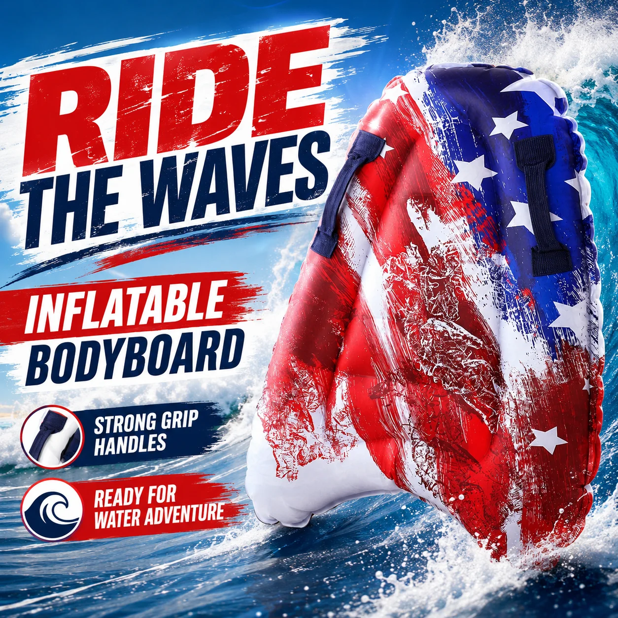 บอร์ดลอยน้ำแบบเป่าลม บอร์ดโต้ค - Bodyboard Boogie Board บทวิจารณ์และราคา