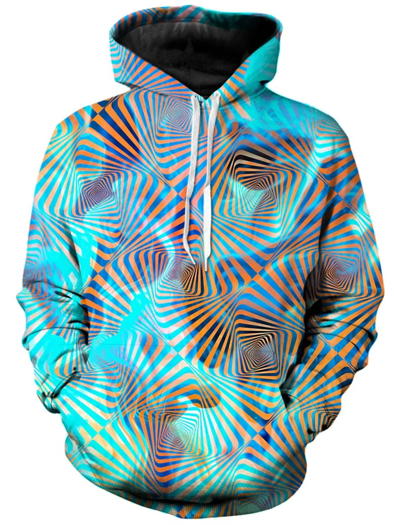 Autumn 3D Printed Beautiful Patterns Hoodies Colorful Psychedelic Styles Graphic Hooded Women  Sweatshirts Mens Clothing Tops