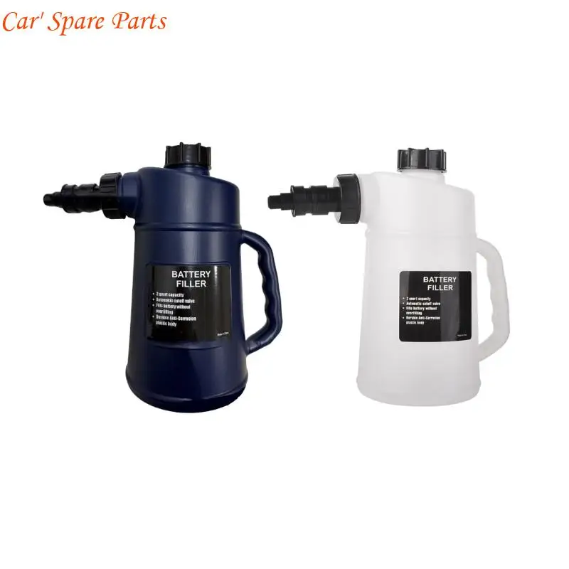 

Y4UA Professional Battery Maintenance Jugs 2L Capacity Automotive Fluid Dispenser with Comfortable Side Handles for Vehicles
