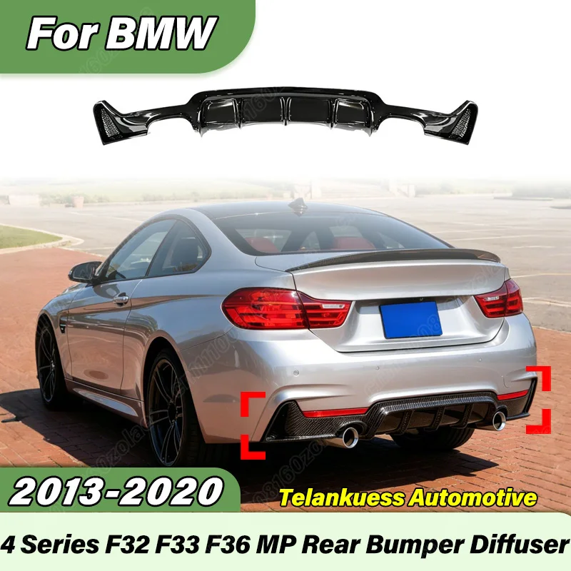 

Для BMW 4 серии F32 F33 F36 2013-2020: Комплект для модификации кузова — задний бампер-диффузор в стиле MP