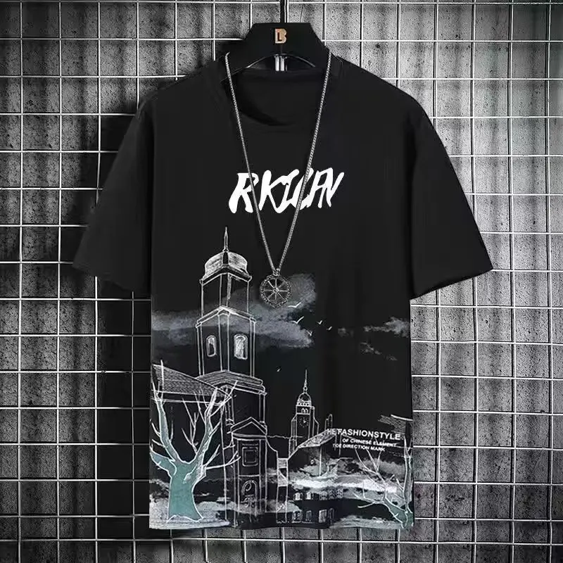 Men's 2025 Summer Fashion Polyester Casual Short Sleeve Shorts Set 3D Printed T-shirt Shorts Basketball Sportswear