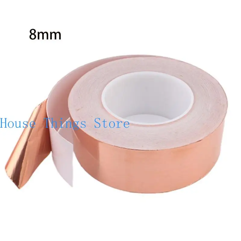 

652F Single Conductive Adhesive Electrical Repairs Copper Shielding Tape for Guitar