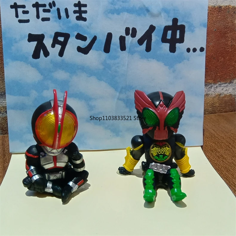 ألعاب بانداي أنيمي كامين رايدر غاشابون المجلد 1 ملثمين رايدر OOO 555 Den-O سلسلة انتظار شخصيات الأكشن نموذج كبسولة الحلي