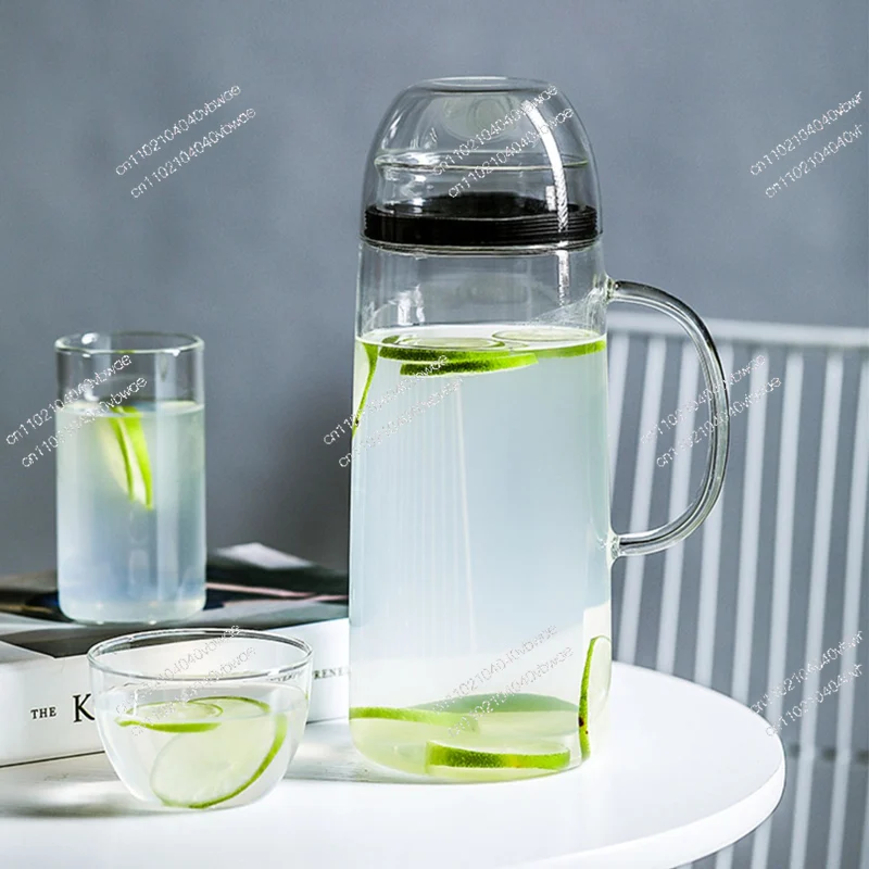 

2L Sealed Glass Pot Refrigerator Cold Pot High Temperature Bubble Lemon Cool Cup Cool Pot