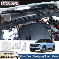 LINNUNU per Geely Atlas II Starry Boyue L cappuccio anteriore per Auto in acciaio inossidabile copertura protettiva per insetti a prova di polvere Trim accessori Auto