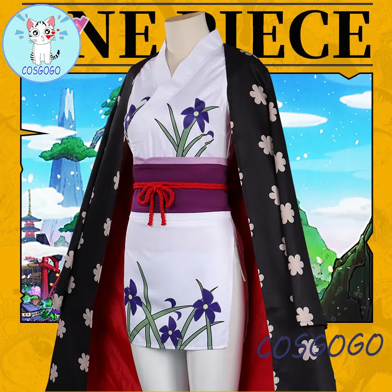 

Anime Cosplay Onigashima Nico Robin Cosplay Costume Outfits Halloween Carnival Suit Women Girls