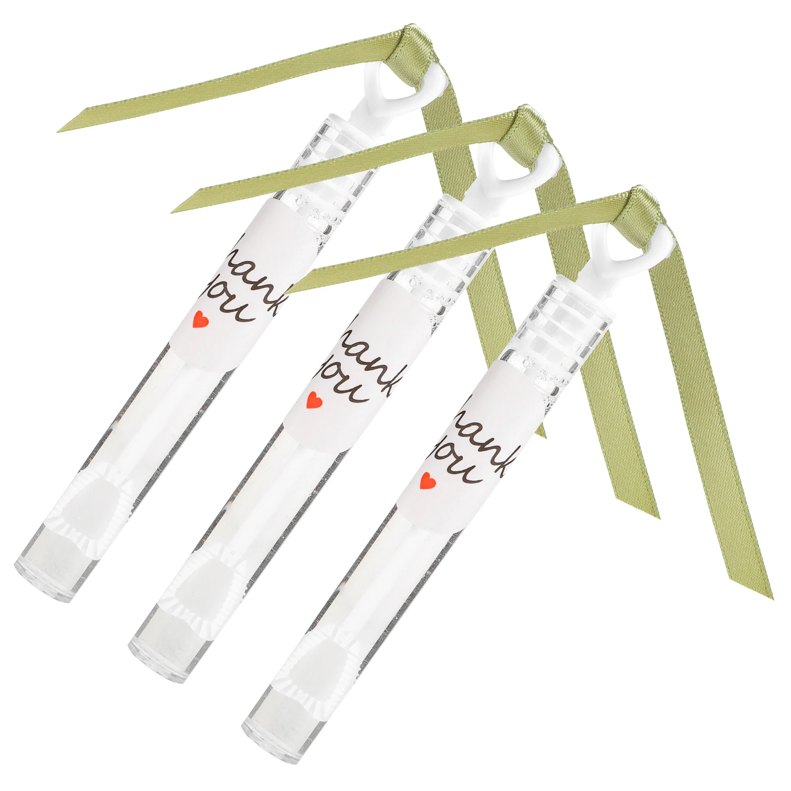 ラブボトル軽量記念品充填チューブミニワンドウェディングバブル3個