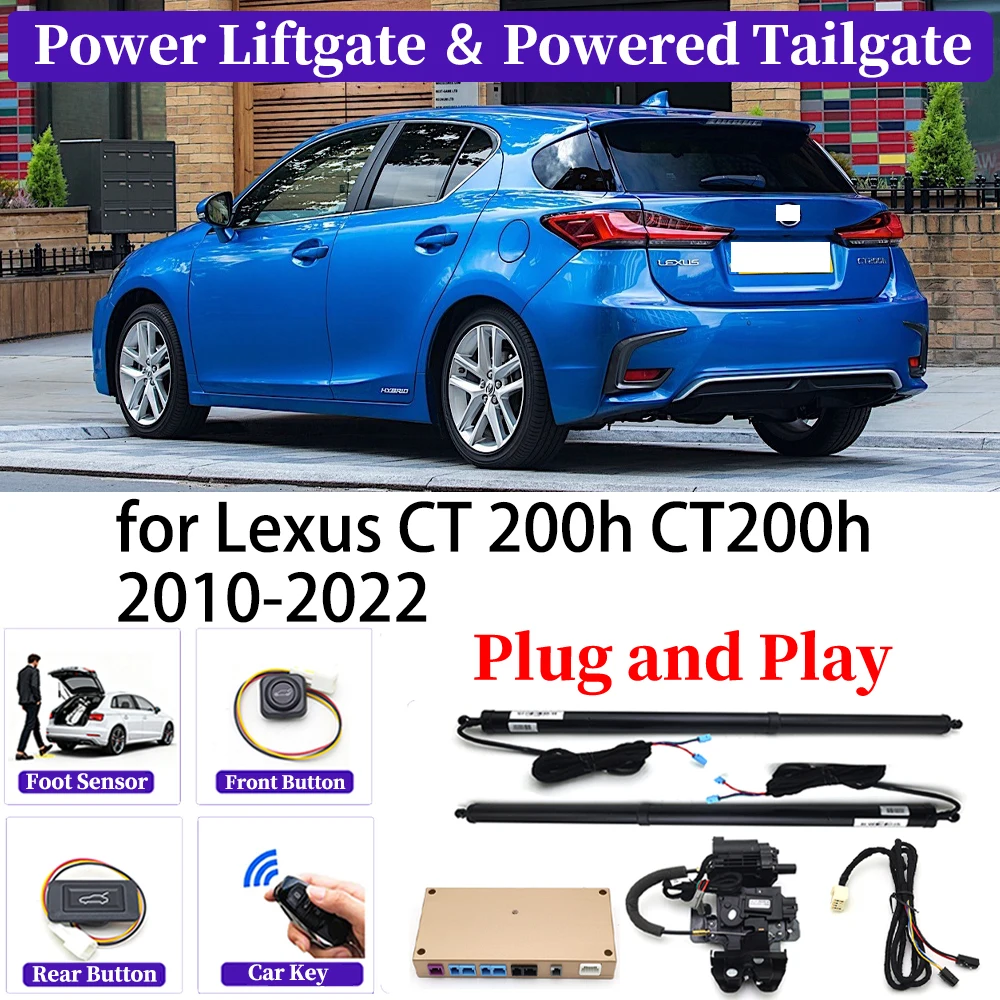 

ZJCGO for Lexus CT 200h CT200h 2010-2022 OEM Upgrade Car Automatic Power Liftgate Kit Smart Auto Electric Tailgate System