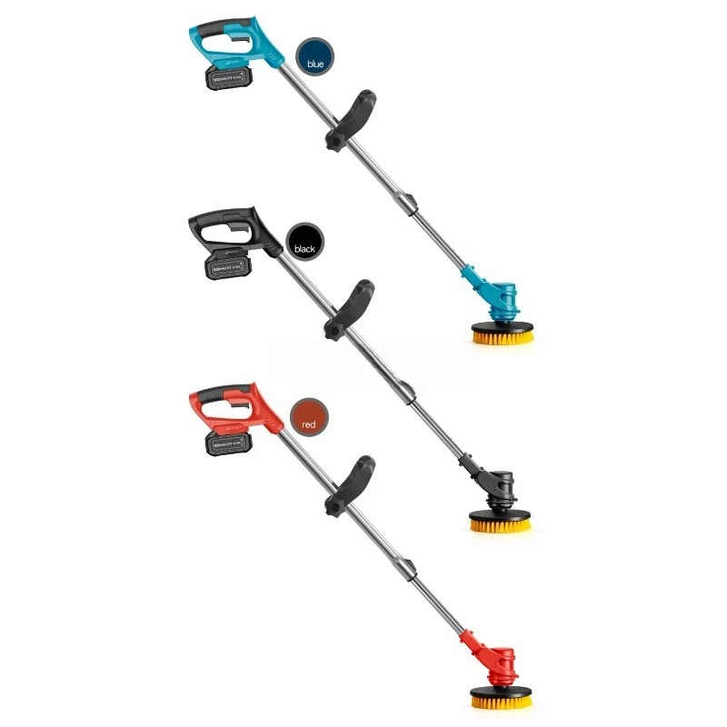 1000W 68V Brushless Retractable Electric Cleaning Brush, Battery Powered Professional Steel Household Bathroom Yard