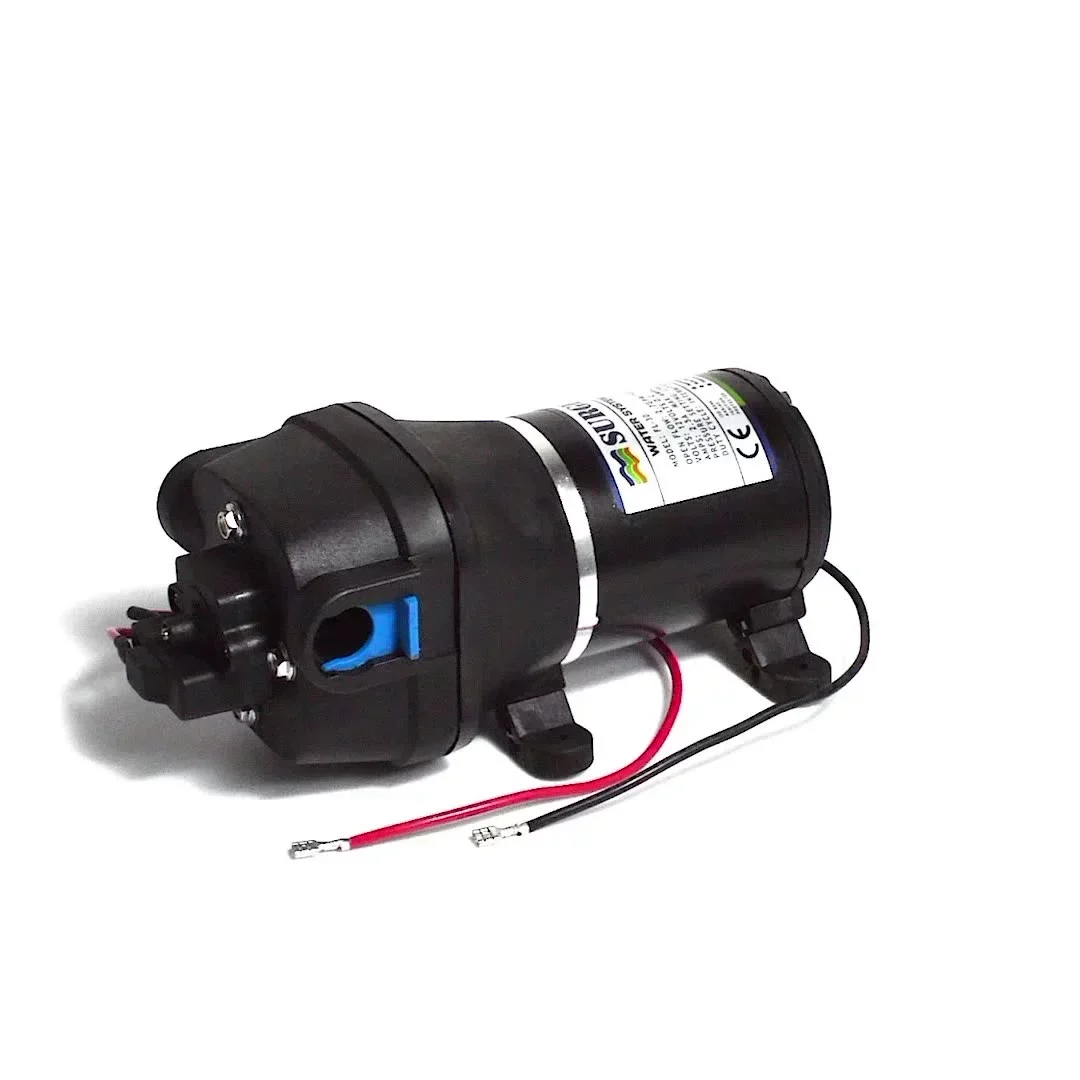 DC 12V 24V 220V Motorhome Yacht Water Pump Diaphragm Self-priming Booster Vacuum Reciprocating Marine Black High Pressure Pump