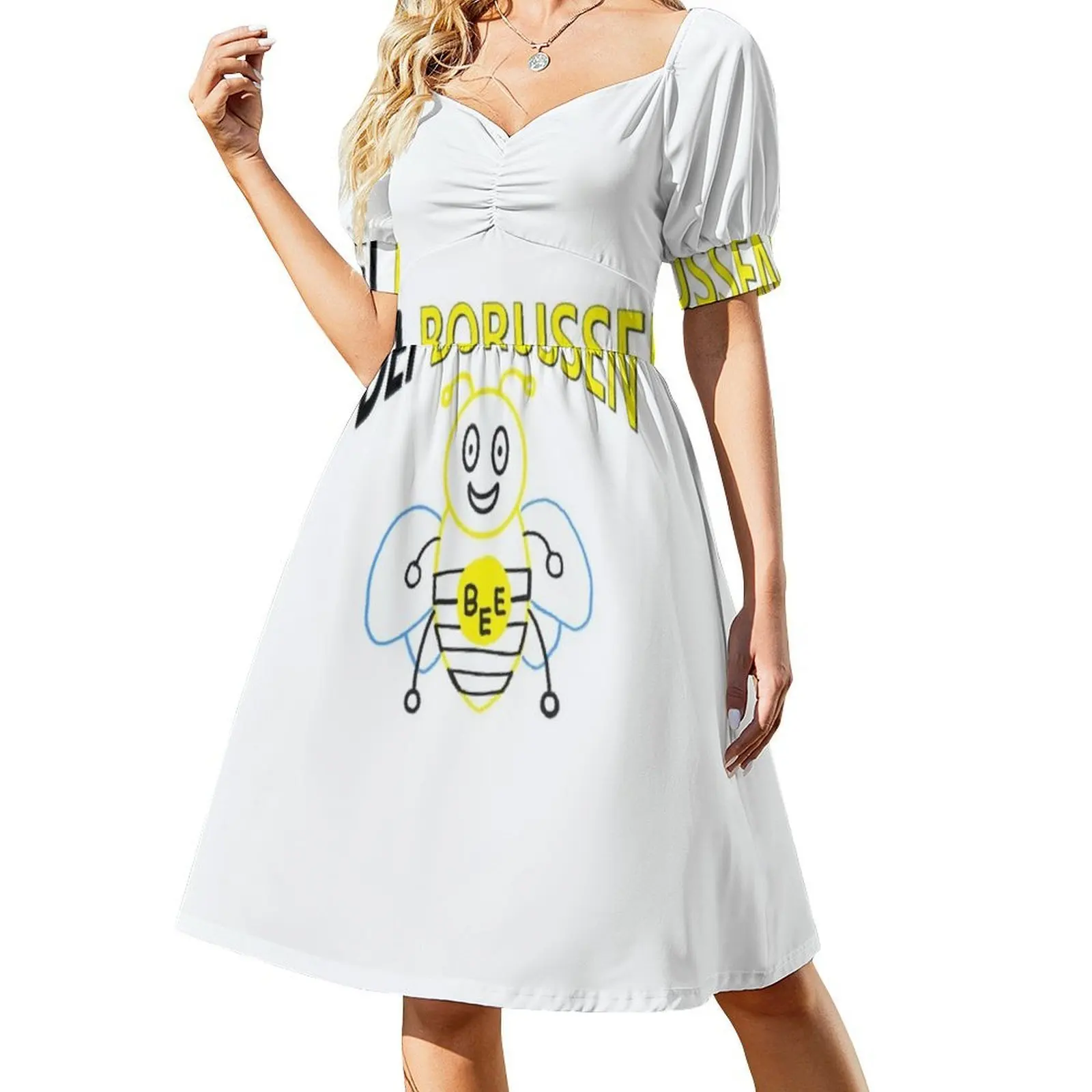 فستان Dei Borussen النسائي الهيب هوب ملابس الشارع الشهير جرافيك طباعة ملابس الحفلات ملابس النادي لكرة القدم ألمانيا الألماني Liga الملابس النسائية #2