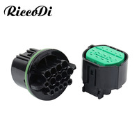 1-10 Sets 0.6mm 1.5mm Series Waterproof Connector 14P For K2 K3 K5 Kia Auto Headlight Wiring Harness Plug Terminal