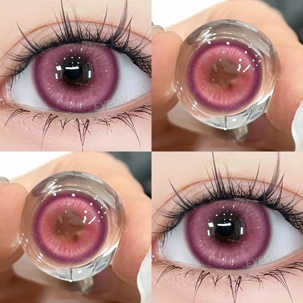 EYESHARE MADRID Serie Farbige Kontaktlinsen für Augen Lila Linsen Verrückte Halloween Anime Zubehör Schönheit Schüler Niedliche Linse