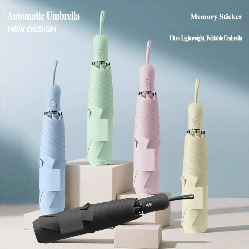 

High-looks ultra-light automatic umbrella, patch umbrella, unisex sun umbrella, non-folding, UV protection, sun and rain umbrell