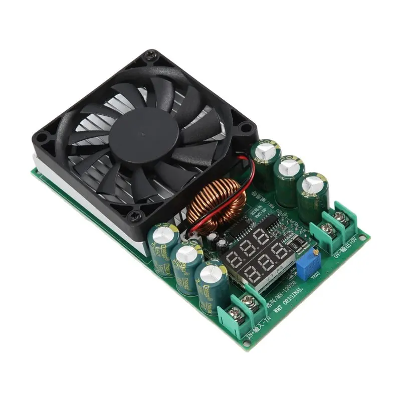 Модуль понижающего преобразователя постоянного тока HLZS-600W 20A (DC-DC Buck) с регулировкой CV/CC, 120В 100В 96В 84В, с дисплеем, для солнечных батарей и светодиодных драйверов, источник питания