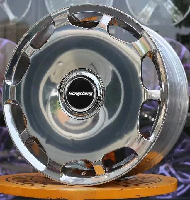 4x100 5x100 5x112 5x114,3 17 18 19 20 21 22 23 24 pulgadas 6061 ruedas pulidas de plato profundo de aleación forjada para AUDI Benz