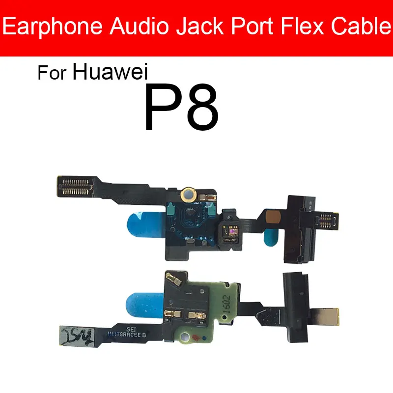 Ear Jack Earphone Audio Port Connector Flex Cable For Huawei P9 P10 Plus P30 P20 P9 Lite Mini P8 Max P7 P6 Replacement Parts