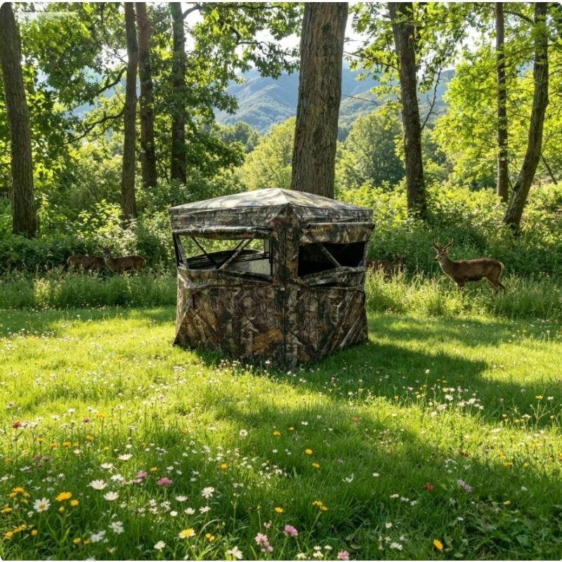 Camping Zelt Outdoor - テント 2-3人用 アウトドア キャンプ ハンティング 迷彩テント