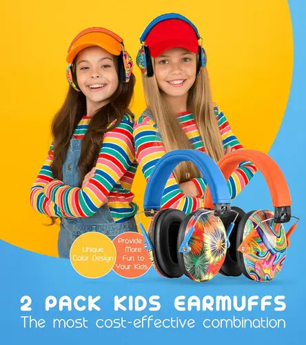 Imagen 2 del producto ZOHAN-orejeras de protección auditiva para niños, protector de orejas con reducción de ruido, auriculares sensibles