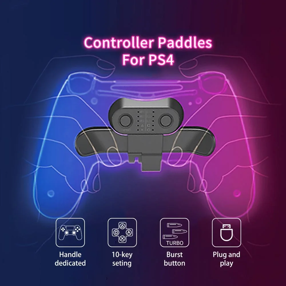 Controller pulsante indietro attacco per SONY PS4 pulsante di estensione posteriore tasti di mappatura adattatore per accessori PS4