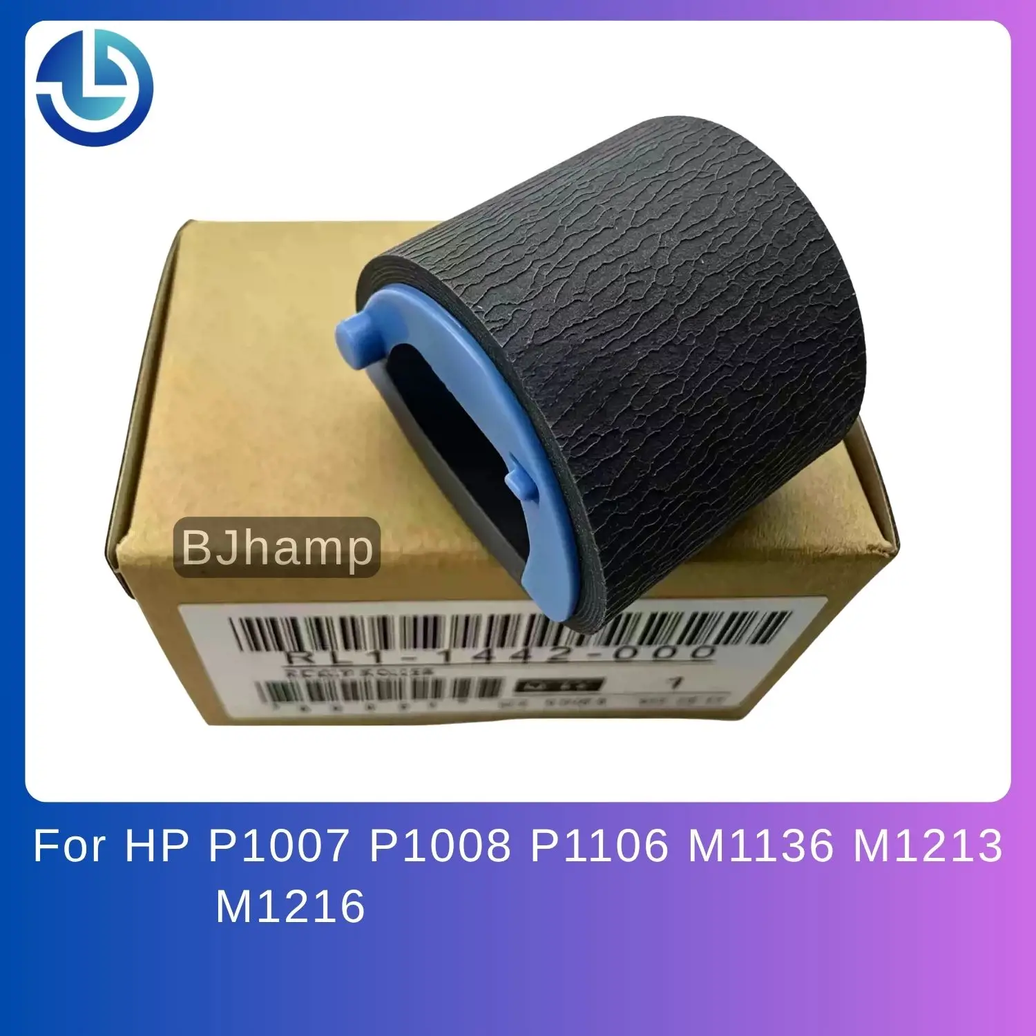 New Paper Pickup Roller for HP LaserJet P1007 P1008 P1106 M1136 M1213 M1216 Printer Feed Roller