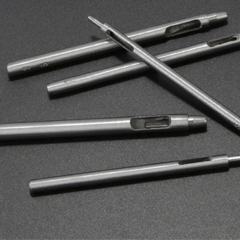 103 ° C ROURD ACCIETTO Punteggiatore cavo cavo da 0,5 mm a 4 mm Strumento punzonatura in pelle Craft Craft Hole per