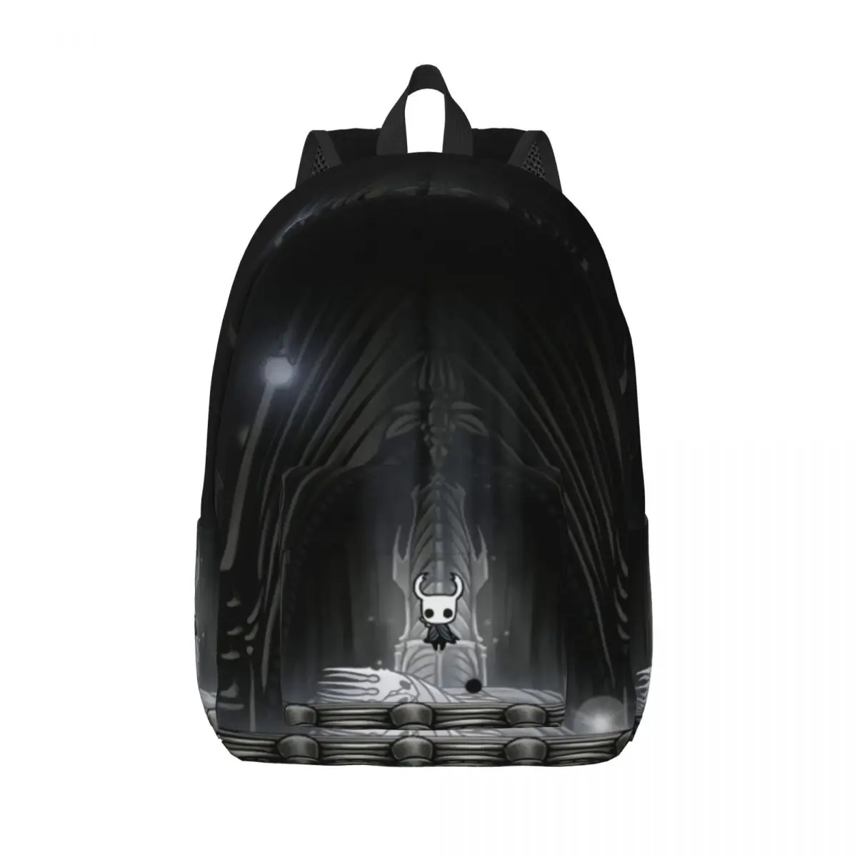 

Рюкзак Hollow Knight для приключенческих игр, мужской и женский подростковый школьный рюкзак для пешего туризма, путешествий, рюкзак с героями мультфильмов, холщовые сумки для колледжа, уличные