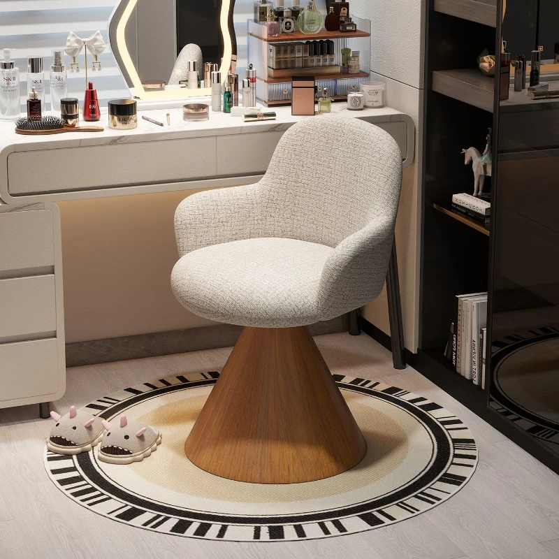 Bedroom Simple, Light Luxury Makeup Chair, Female Dormitory, Rotatable Makeup Stool, Dressing Room, High-end Dressing Stool