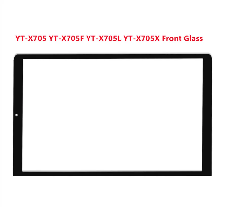 New Original LCD Display Outer Touch Glass For Lenovo Yoga Smart Tab YT-X705 YT-X705F YT-X705L YT-X705X Front Glass With OCA