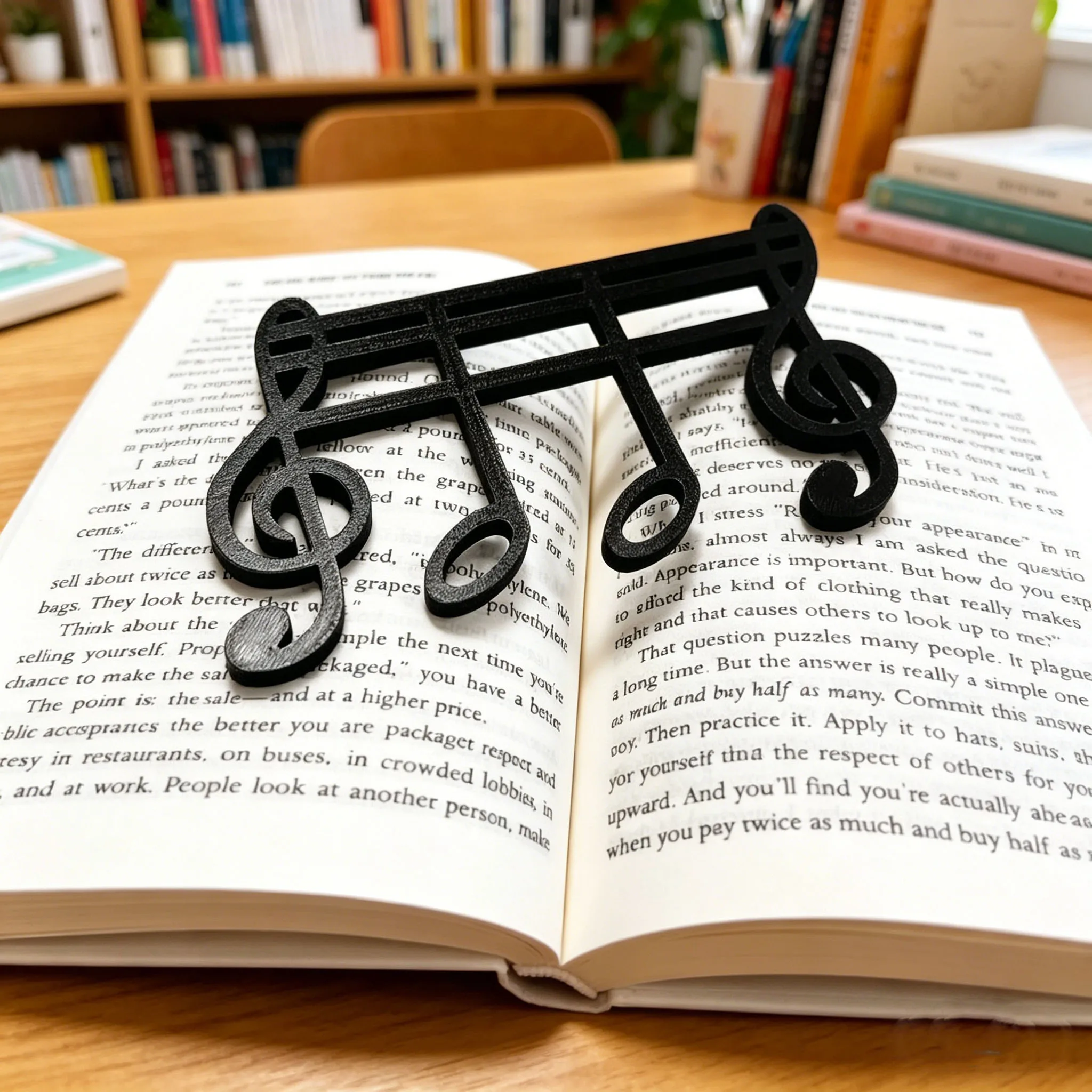 Note-Shaped Piano Sheet Music Holder, High-Quality Music Symbol Sheet Music Holder, Special Holder for Piano Sheet Music Stand, Single Piece