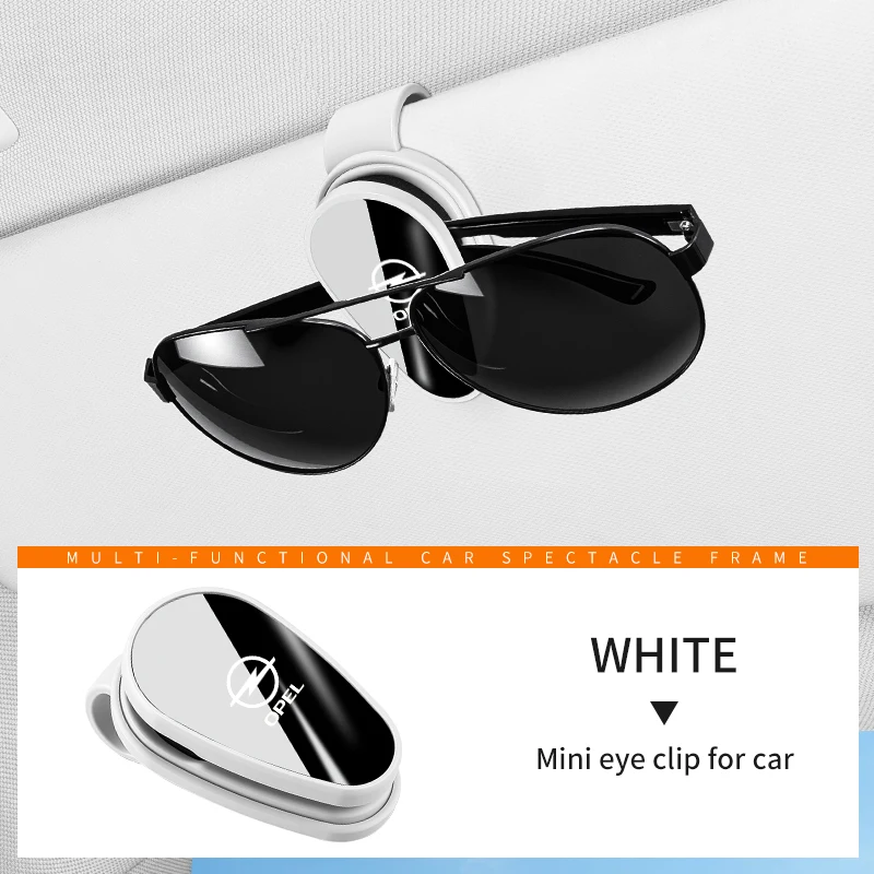 نظارات السيارة سيارة الشمس قناع النظارات الشمسية كليب حامل بطاقة تذكرة لأوبل أسترا G H J K F كورسا D زافيرا B إنسيجنيا موكا ريجال #3