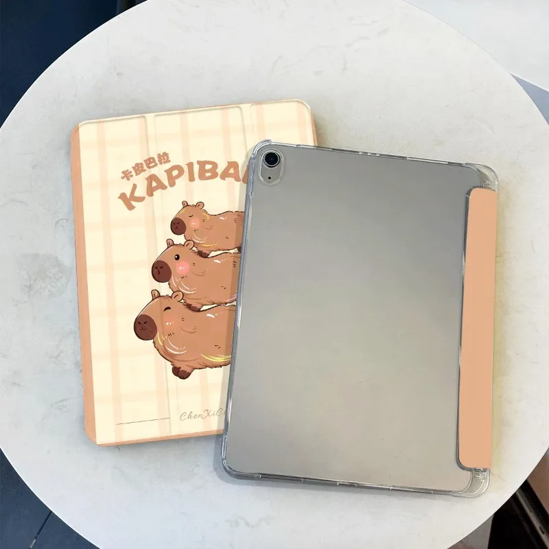 

Чехол-держатель для карандашей Capybara Funda для Ipad 5th 6th 9.7 Ipad Air3 10.5 Чехол для Ipad 10-го поколения 10.2 7/8th 9th Gen 10.9 10-го поколения