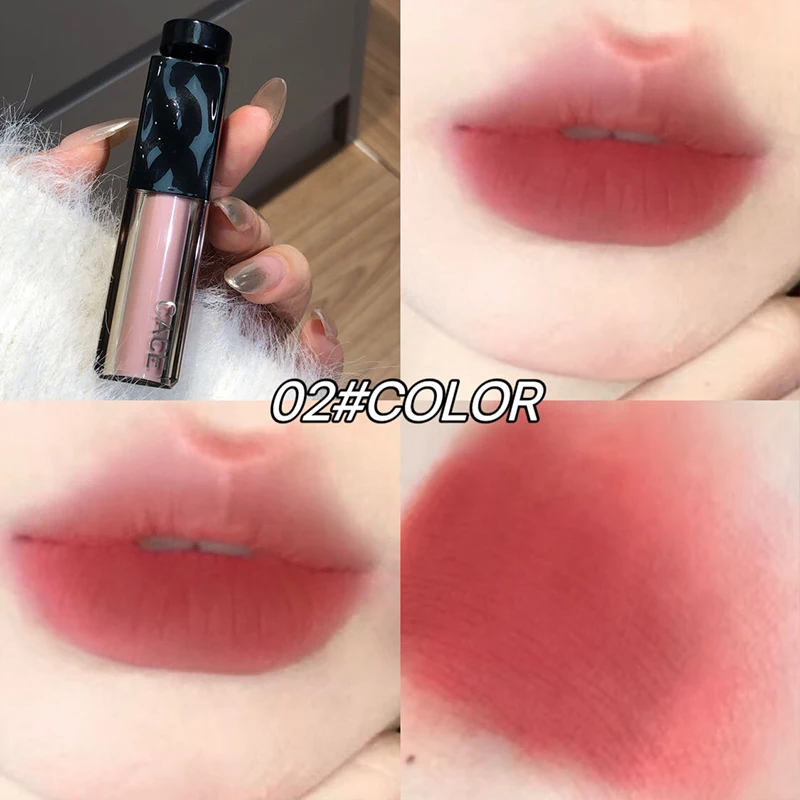 CACE boue à lèvres 6 couleurs brume velours nu liquide rouge à lèvres imperméable durable brillant à lèvres antiadhésif tasse Sexy rouge teinte à lèvres maquillage coréen