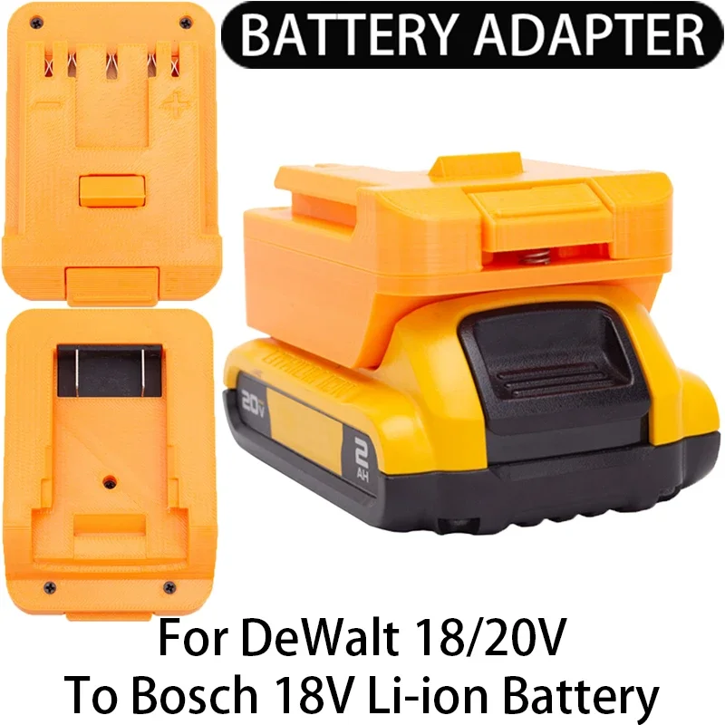 

Adapter/Converter for Bosch 18V Li-ion tools convert to DeWalt 18/20V Li-ion battery adapter Power Tool Accessories