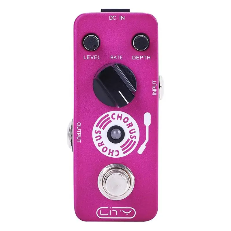 CGDS-Chorus Guitar Pedal Mini Chorus Guitar Effects Pedal Classic Warm Chorus Tone For Electric Guitar Effect True