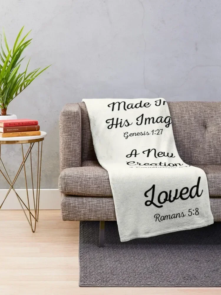 God Says That I Am Christian Bible Verses Throw Blanket